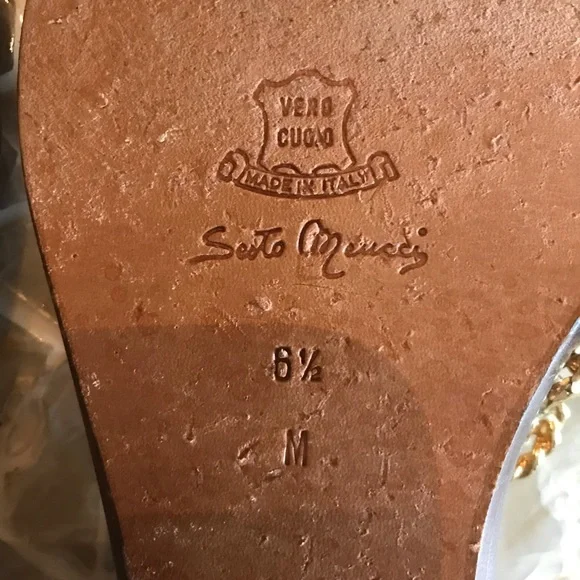 FABULOUS Sesto Meucci Italian embellished ‘Want’ sandals - Picture 5 of 6